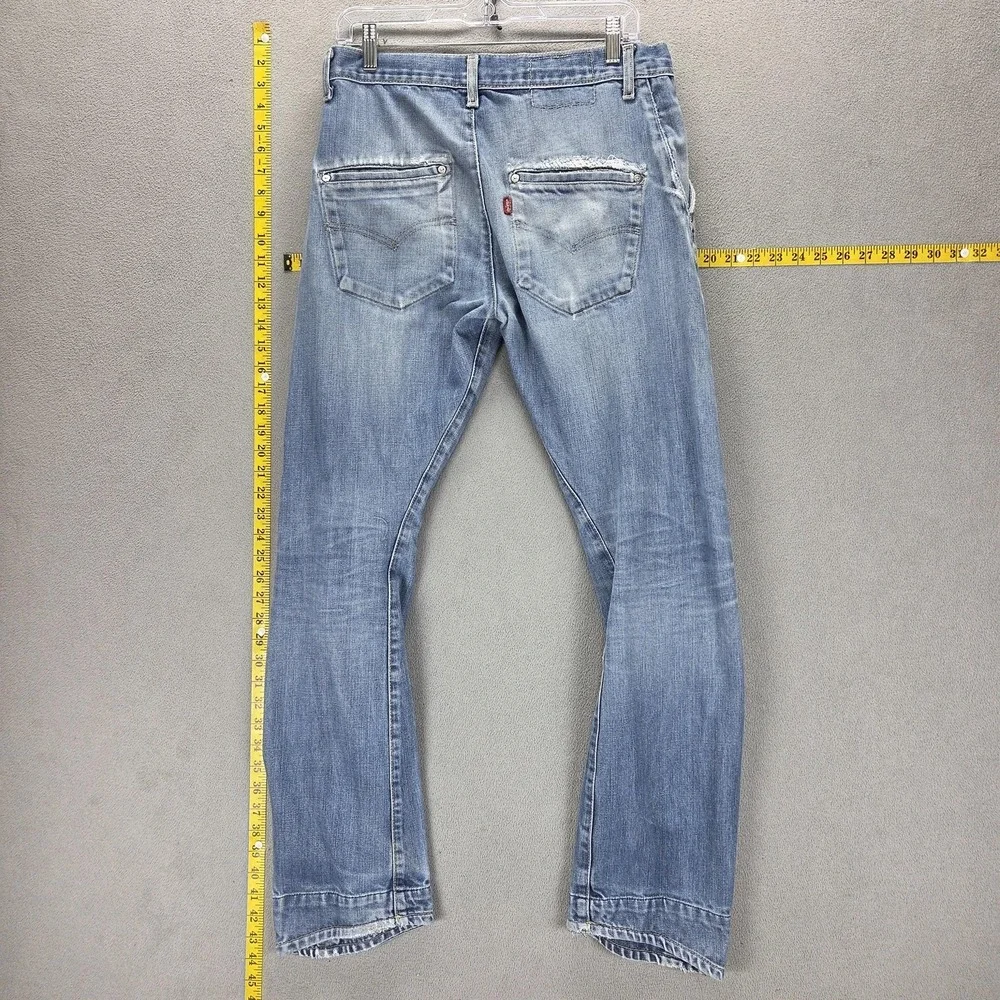 Vintage Levis Engineered Jeans Mens Blue Twisted Zip Fly Fits 31x30